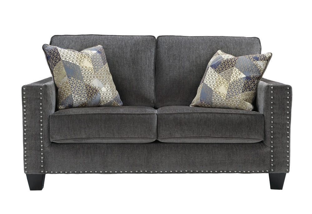 Gavril Gray Chenille Loveseat