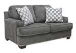 Locklin Carbon Fabric Loveseat