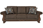 Miltonwood Teak Fabric Sofa (Oversized)