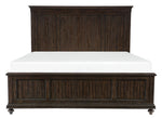 Cardano Driftwood Charcoal Wood Cal King Bed