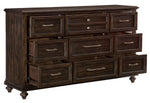 Cardano Driftwood Charcoal Wood 9-Drawer Dresser