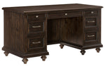 Cardano Driftwood Charcoal Wood Executive Desk