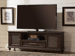 Cardano Driftwood Charcoal Wood TV Stand