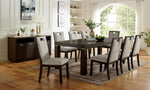 Caterina Dark Walnut Extendable Dining Table