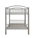 Cayelynn Silver Metal Tube Full/Full Bunk Bed