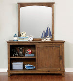 Colin Dark Oak Wood Frame Mirror