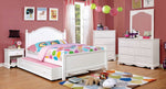 Dani White Solid Wood Twin Bed