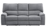 Dickinson Charcoal Fabric Power Recliner Sofa