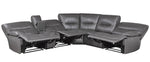 Dyersburg 6-Pc Gray Power Recliner Sectional Sofa