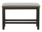 Elias Gray Wood/Fabric Counter Height Bench