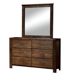 Elkton Oak Wood Frame Dresser Mirror