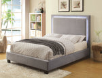 Erglow I Gray Padded Flannelette Twin Bed