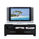 Eulalia 4-Pc Black Wood Entertainment Center