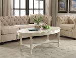 Fordon Antique White Wood Coffee Table