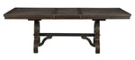 Gloversville Brown Wood Extendable Dining Table