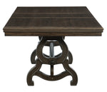 Gloversville Brown Wood Extendable Dining Table