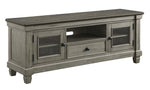 Granby Antique Gray Wood TV Stand