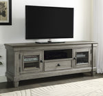 Granby Antique Gray Wood TV Stand