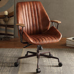 Hamilton Cocoa Top Grain Leather Executive Office Chair