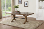 Harald Gray Oak Wood Rectangular Dining Table