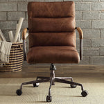 Harith Retro Brown Top Grain Leather Executive Office Chair