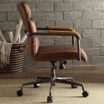 Harith Retro Brown Top Grain Leather Executive Office Chair