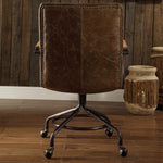 Harith Vintage Brown Top Grain Leather Executive Office Chair