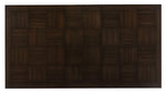 Kavanaugh Dark Brown Wood Extendable Dining Table