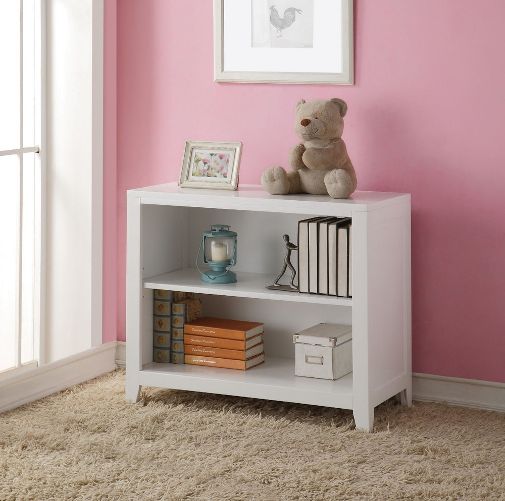 Lacey White Pine Wood Bookcase