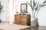 Lea Mahogany Solid Pine Wood Dresser