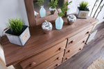 Lea Mahogany Solid Pine Wood Dresser