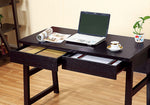 Leontina Red Cocoa Wood 2-Drawer Desk