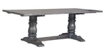 Leventis Weathered Gray Wood Dining Table (Oversized)