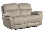 Longvale 2-Pc Tan Microfiber Power Recliner Sofa Set