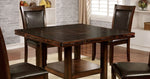 Maegan I Brown Cherry Wood Round Dining Table