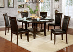 Maegan I Brown Cherry Wood Round Dining Table