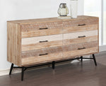 Marlow 5-Pc Rough Sawn Multi Wood King Bedroom Set