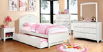 Medina White Twin Panel Bed