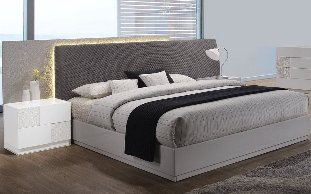 Naple Silver Line Cal King Bed (Oversized)