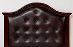 Olivia Twin Bed w/Padded Leatherette Headboard