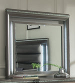 Sadie Dark Champagne Wood Frame Dresser Mirror with LED