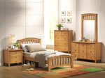 San Marino Maple Wood Twin Bed