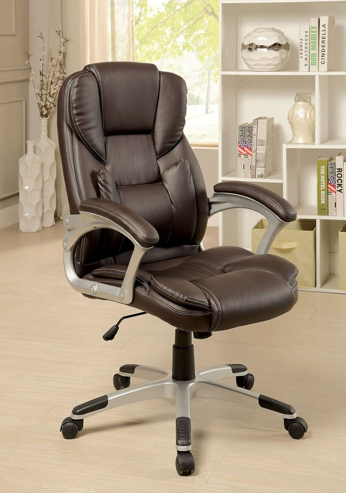 Sibley Brown Leatherette Office Chair
