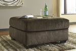 Accrington Earth Fabric Oversized Accent Ottoman