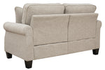 Alessio Beige Fabric Loveseat