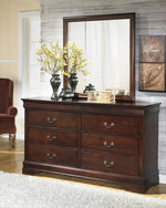 Alisdair 5-Pc Dark Brown Wood Twin Sleigh Bedroom Set