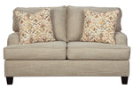 Almanza Wheat Fabric Loveseat