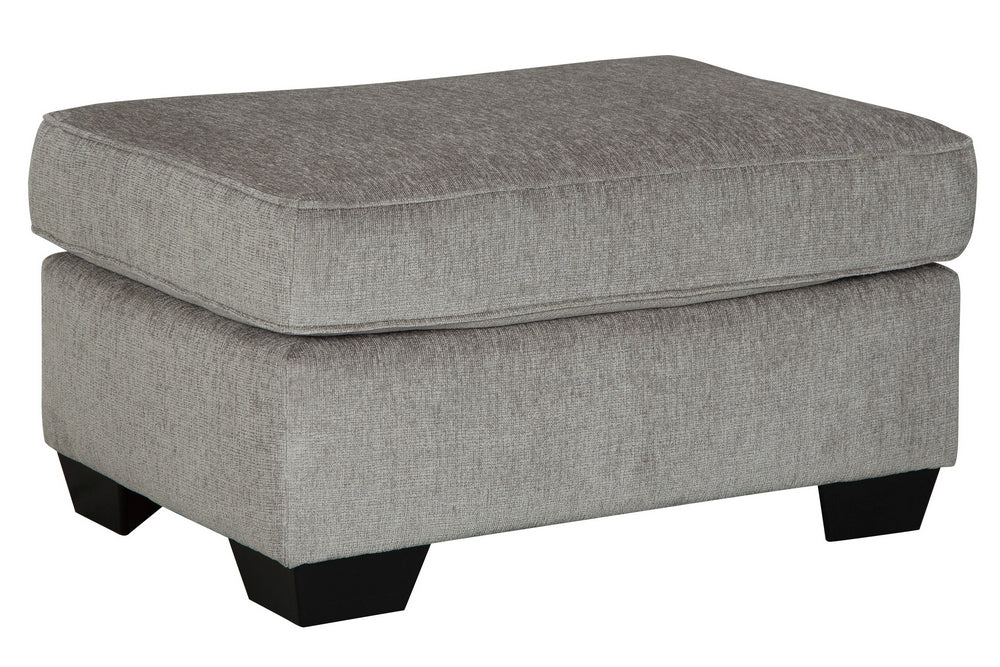 Altari Alloy Chenille Ottoman