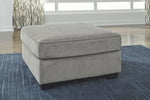 Altari Alloy Chenille Oversized Accent Ottoman