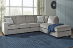 Altari Alloy Chenille RAF Sectional with Sleeper (Oversized)